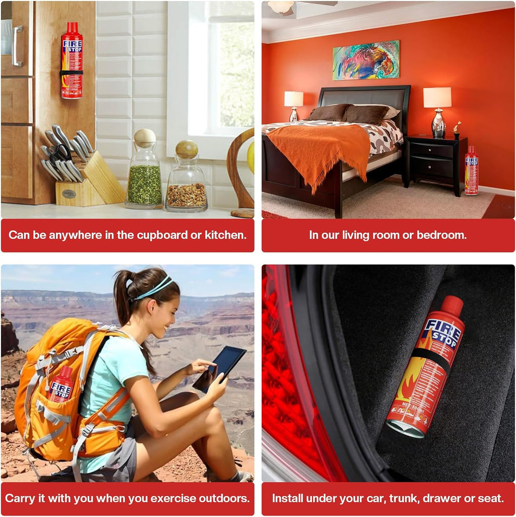 Fire Extinguisher for Home - 5-in-1 Multipurpose Extinguishing Aerosol Spray