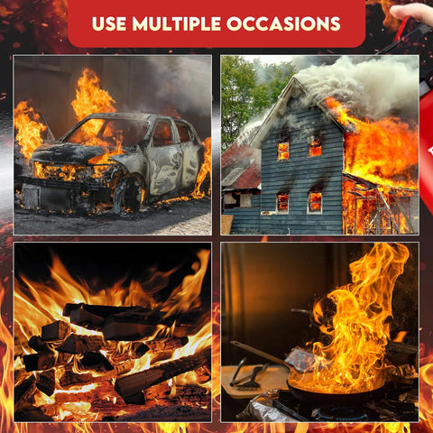 Image of Fire Extinguisher for Home - 5-in-1 Multipurpose Extinguishing Aerosol Spray