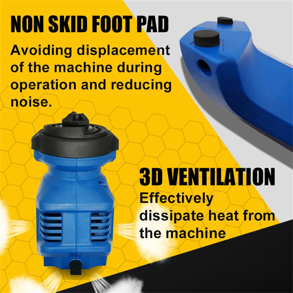 Power Drill Bit Sharpener for Twist Bits 3 to 12mm 19 Grinding Holes