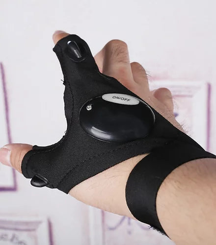Fingerless Gloves Flashlight