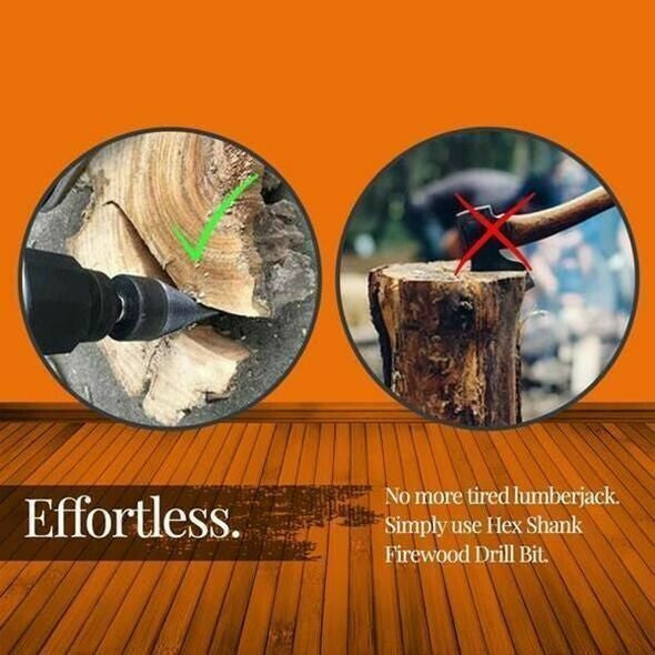Shank Firewood Drill Bit