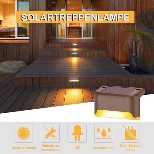 LED Solar Lamp Path Staircase Outdoor Waterproof Wall Lightš„BUY MORE SAVE MORE