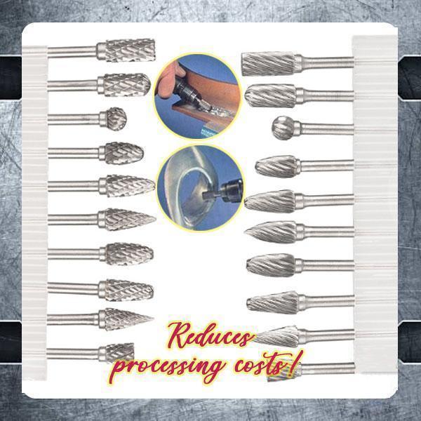 Tungsten Carbide Rotary Grinder Burr Bits (10 PCS)