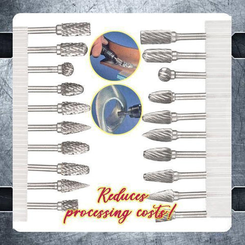 Image of Tungsten Carbide Rotary Grinder Burr Bits (10 PCS)