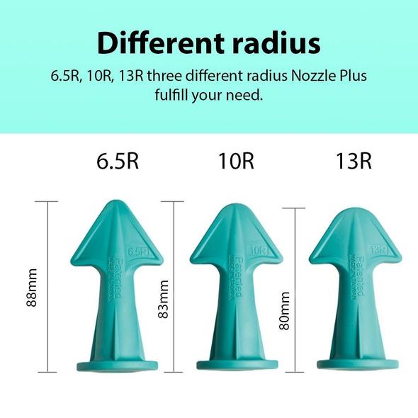 Silicone Caulking Nozzle Finisher Set - 3pcs Set