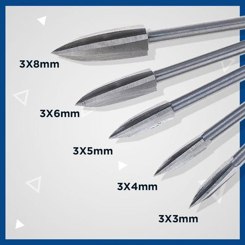 Image of Wood Carving & Engraving Drill Bit Set