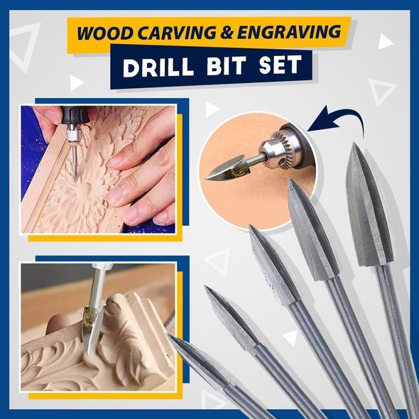 Wood Carving & Engraving Drill Bit Set