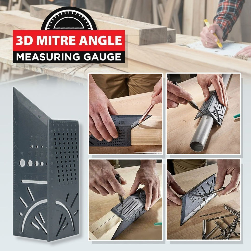3D Mitre Angle Measuring Gauge