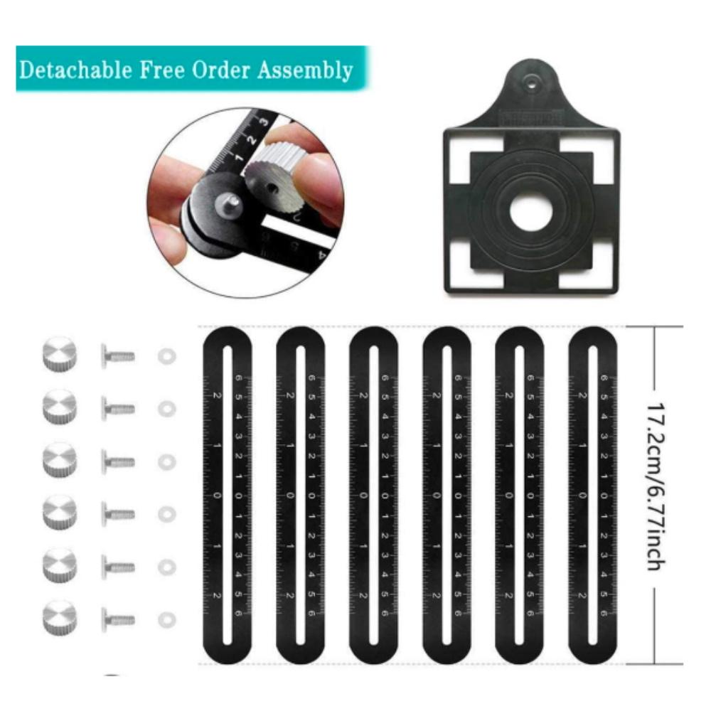 Aluminum Alloy Six-Fold Universal opening locator