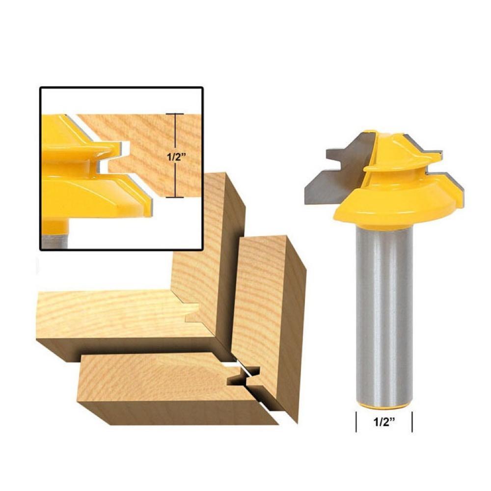 45° Lock Miter Router Bit