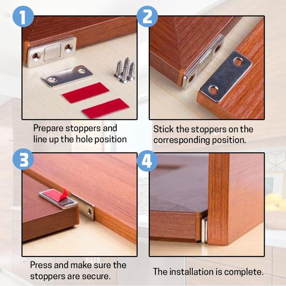 Ultra-thin Invisible Magnetic Door Stoppers (13 reviews)