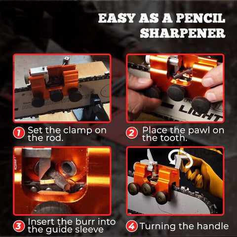 Image of Easy & Portable Chainsaw Sharpener