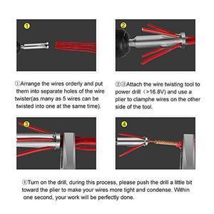 Wire Stripping And Twisting Tool (ELECTRIC AND MANUAL VERSION)