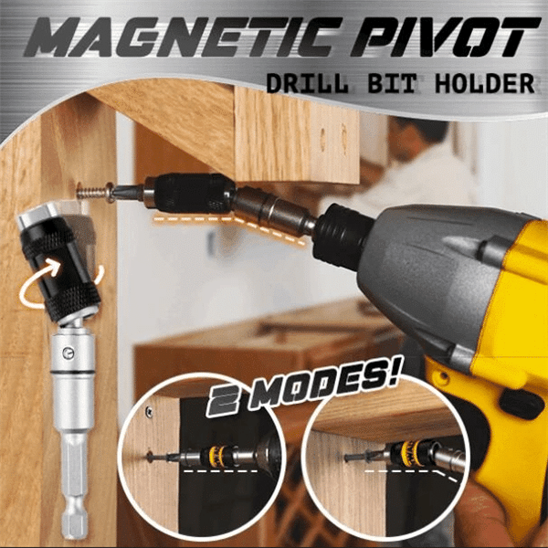 MAGNETIC PIVOT DRILL BIT HOLDER