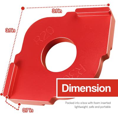 Radius Jig Router Diy Composite Inner Curved Woodworking Sign Making