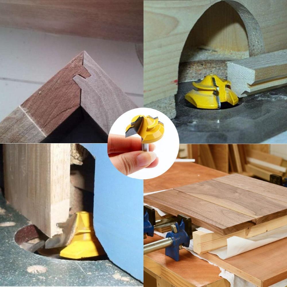45° Lock Miter Router Bit