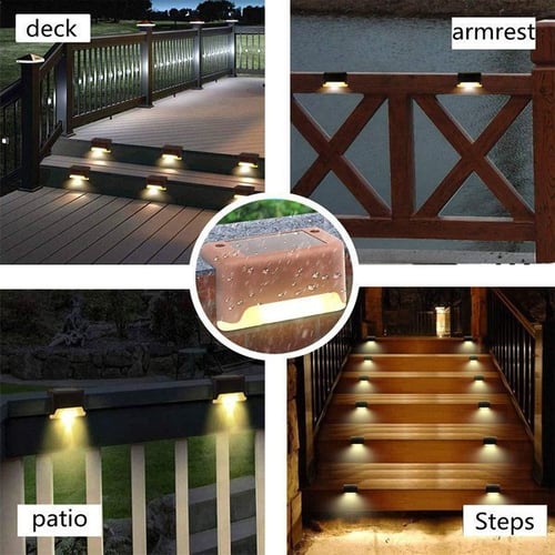 LED Solar Lamp Path Staircase Outdoor Waterproof Wall Lightš„BUY MORE SAVE MORE