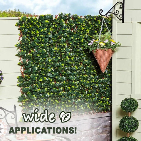 Image of Retractable Privacy Garden Fence