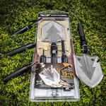 Image of Stealth Angel 15-in-1 Heavy-Duty Multi-Function Folding Shovel (Black)
