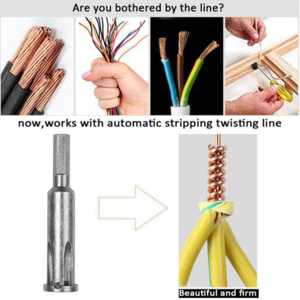 Wire Stripping And Twisting Tool (ELECTRIC AND MANUAL VERSION)