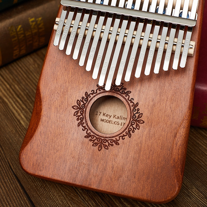 Beautiful Premium 17 Key Mahogany Kalimba