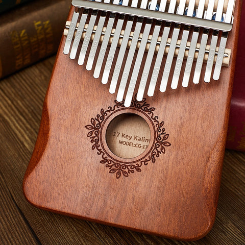 Image of Beautiful Premium 17 Key Mahogany Kalimba