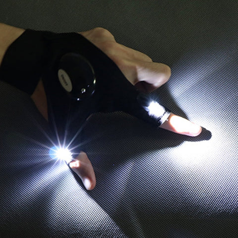 Image of Fingerless Gloves Flashlight