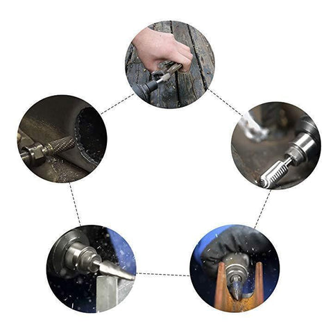 Image of Tungsten Carbide Rotary Grinder Burr Bits (10 PCS)