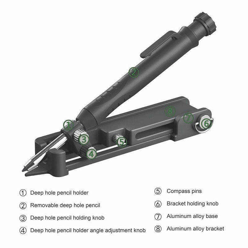Multi-Function Scribing Tool Aluminum Alloy