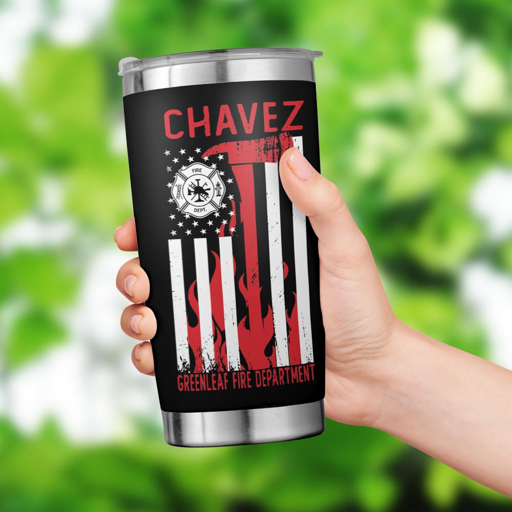 FIREFIGHTER NAME + DEPARTMENT CUSTOM GIFT