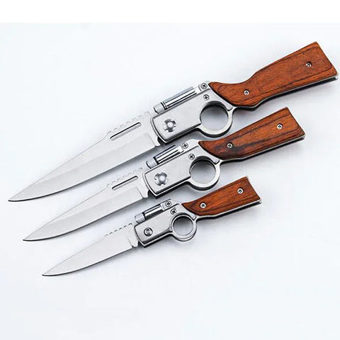 Image of [ST086] Multifunctional Outdoor Adventure Self-defense AK47 Folding Knife