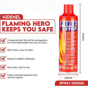 Fire Extinguisher for Home - 5-in-1 Multipurpose Extinguishing Aerosol Spray
