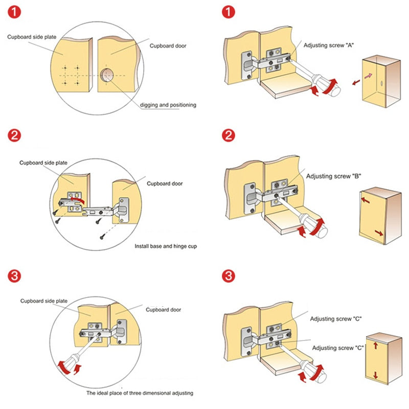 [ST100] Drilling Guide For Hinges
