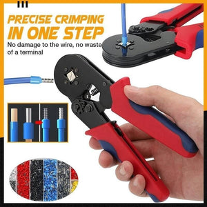 [ST193] Ratchet Tubular Terminal Wire Crimpers Set