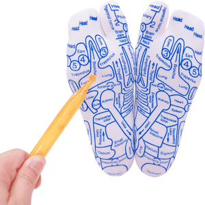 [ST179] Serenity Steps Reflexology Socks with Massage Tool