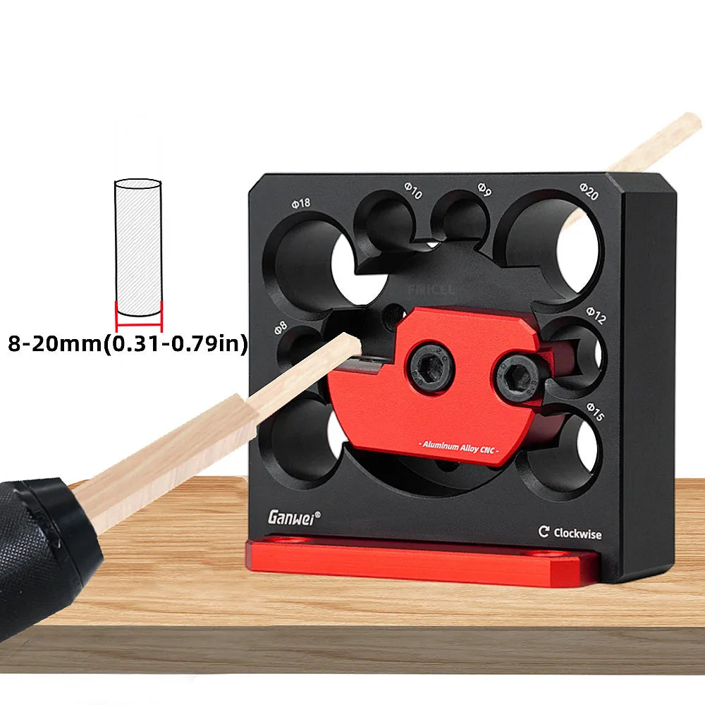 [ST128] Adjustable Dowel Maker Jig 8mm-20mm with Carbide Blades Woodworking
