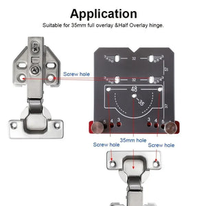 [ST164] Concealed Hinge Jig Kit Aluminium