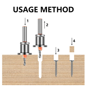 [ST154] Adjustable Countersink Woodworking Router