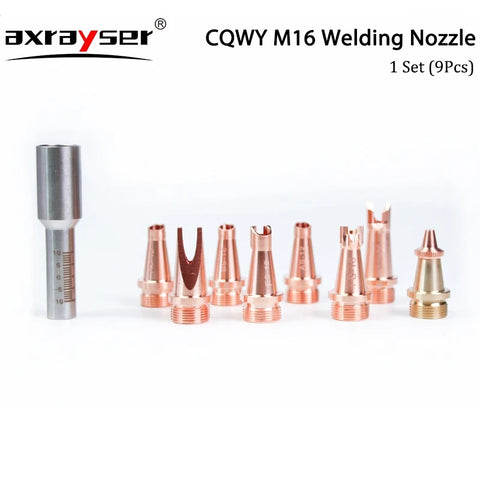 Image of [ST208] M16 Laser Welding Head Nozzle Set Copper for Welding Fixed Scale Tube Torch