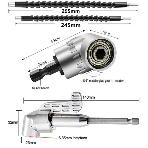 Image of [ST175] Adjustable 105 Degree Right Angle Driver