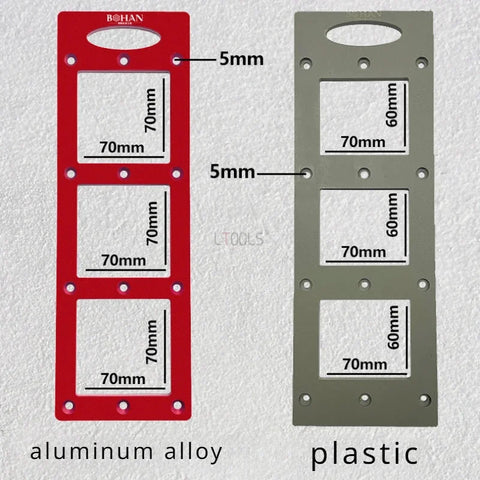 Image of [ST183] Electrician 86 Type Wire Box Template Aluminum Alloy