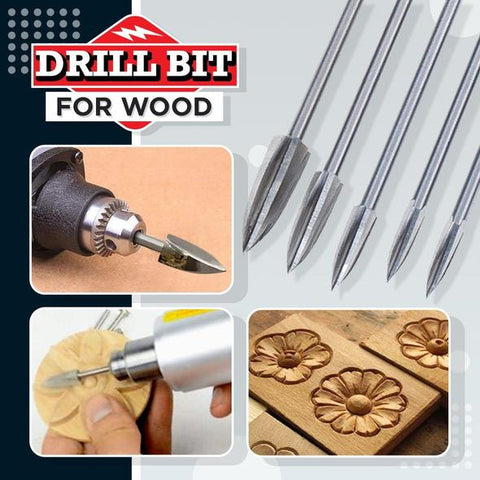 Image of Wood Carving & Engraving Drill Bit Set