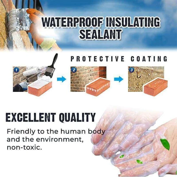 50% OFF TODAY - Waterproof insulation sealant (🔥gift brush🔥)