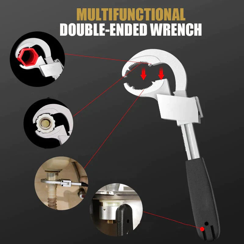 🔥Hot Sale🔥 Universal Adjustable Double-ended Wrench