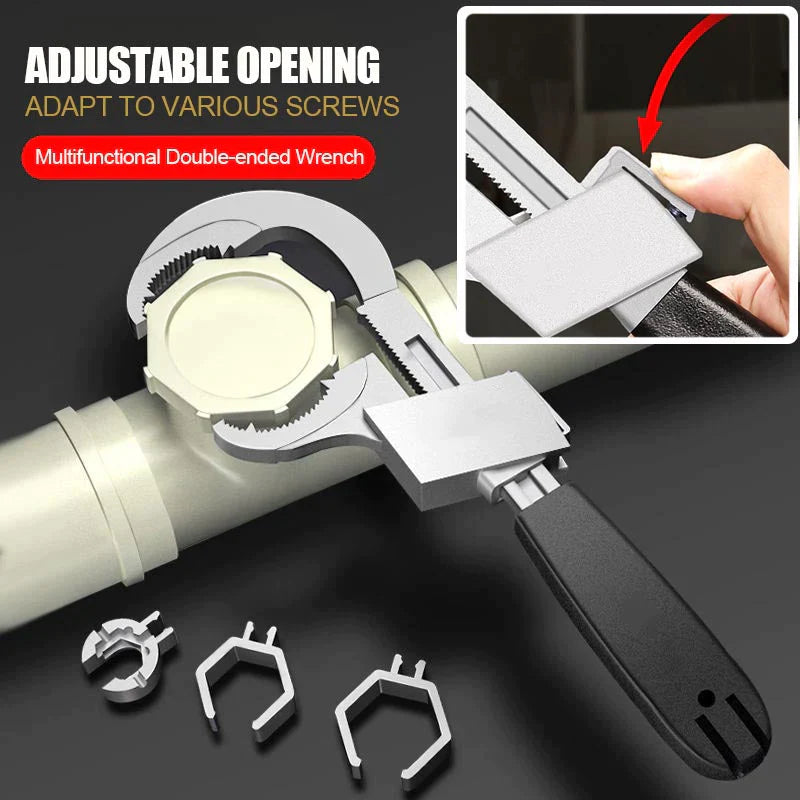 🔥Hot Sale🔥 Universal Adjustable Double-ended Wrench