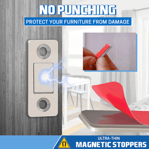 Image of Ultra-thin Invisible Magnetic Door Stoppers (13 reviews)