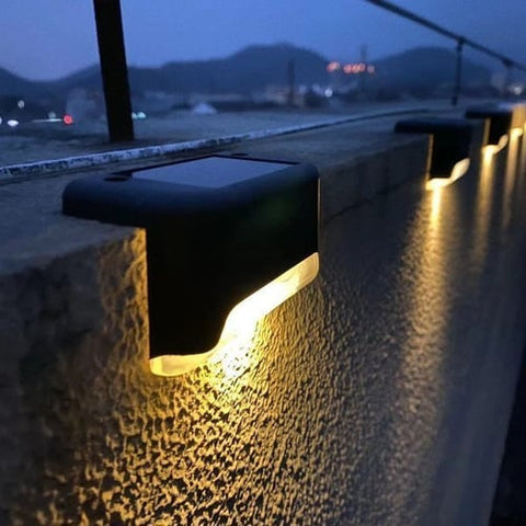 Image of LED Solar Lamp Path Staircase Outdoor Waterproof Wall Light🔥BUY MORE SAVE MORE