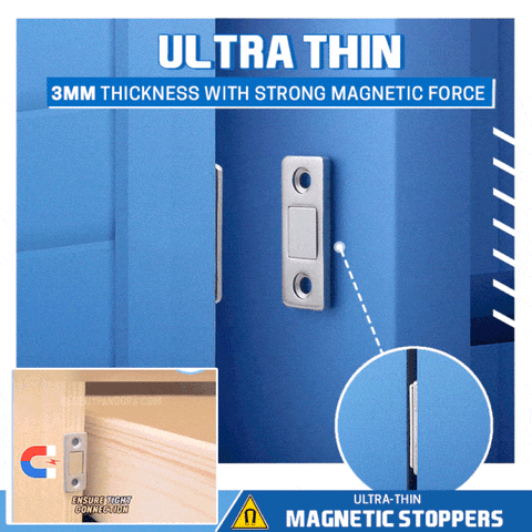 Image of Ultra-thin Invisible Magnetic Door Stoppers (13 reviews)