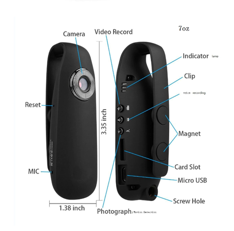 Image of 【ST021】Pocket Video Recorder HD Camera