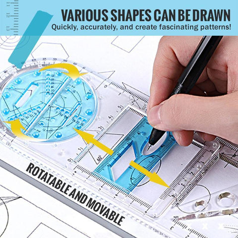 Image of MULTIFUNCTIONAL GEOMETRIC RULERS